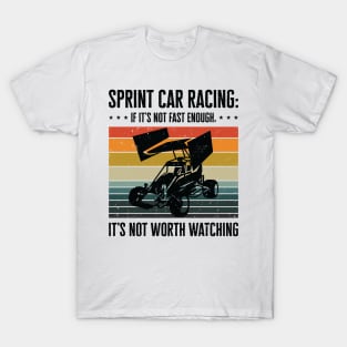 Sprint Car Dirt Track Racing T-Shirt